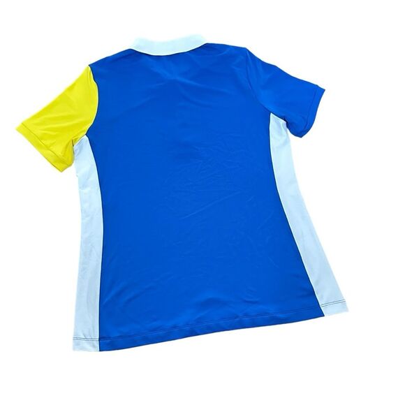 Lohla Sport Filippa Short Sleeve Polo Top Tennis Pickleball Blue, L, New - Picture 7 of 10